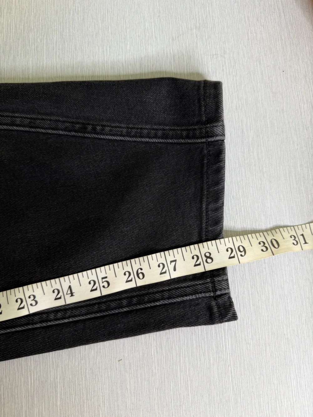 Everlane The Way-High Twist Curve Jean Washed Black Size 27NWOT